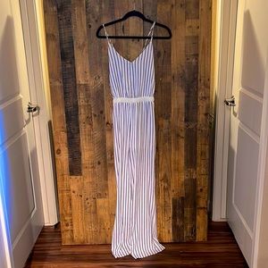 Black & White Pinstripe Romper